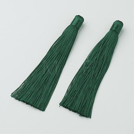 Nylon Tassels Big Pendant Decorations HJEW-G010-B09-1