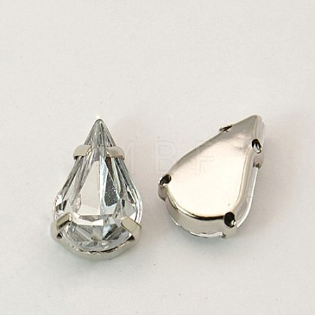 Sew on Rhinestone X-GACR-A001-6x10-01P-1
