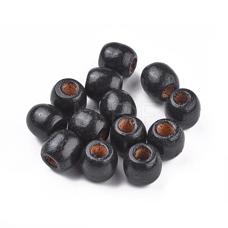 Dyed Natural Maple Wood Beads WOOD-Q007-16mm-10-LF-1