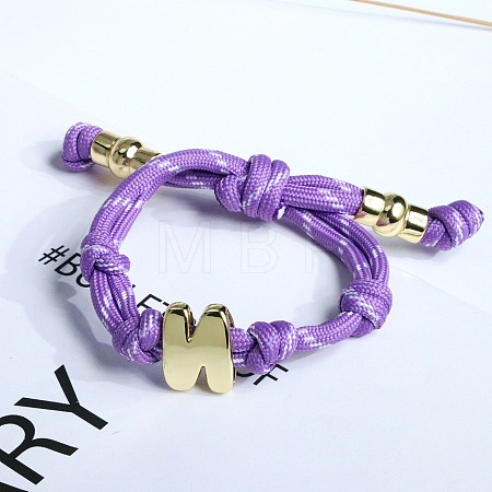 Letter N Cotton Cord Braided Knot Bracelets FS-WG79C27-14-1