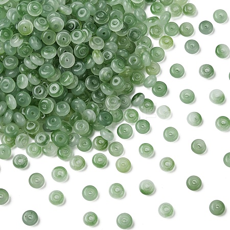 100G Baking Paint Imitation Jade Glass Beads DGLA-YW0001-54E-1