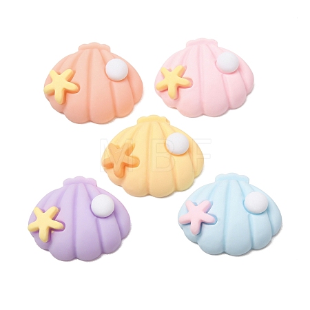 Opaque Resin Cabochons RE-CBA49A8-09-1