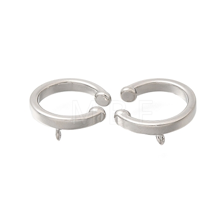 Brass Ear Cuff Findings KK-K426-08P-1