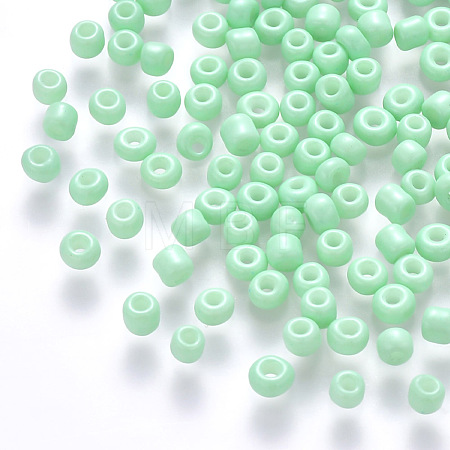 12/0 Baking Paint Glass Round Seed Beads SEED-S036-01A-02-1