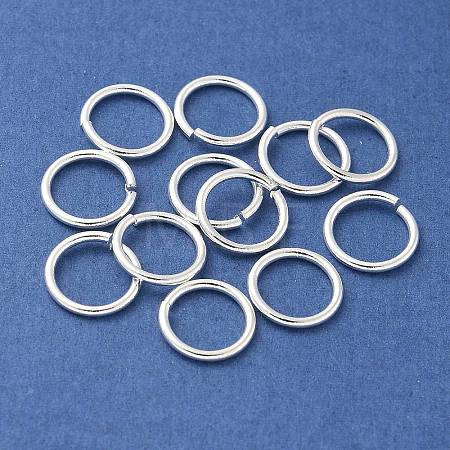 Brass Open Jump Rings KK-M165-7mm-01S-RS-1