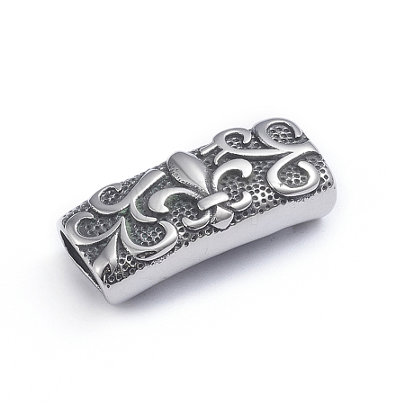 Retro 304 Stainless Steel Slide Charms/Slider Beads STAS-L243-005AS-1