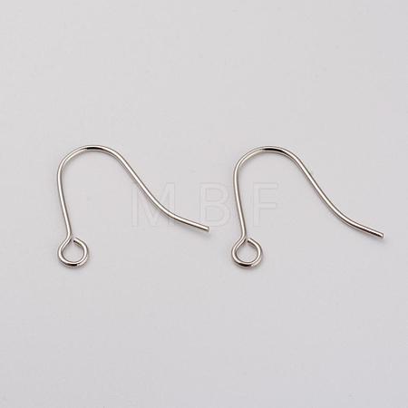 Tarnish Resistant 316L Surgical Stainless Steel Earring Hooks STAS-G229-08P-01-1