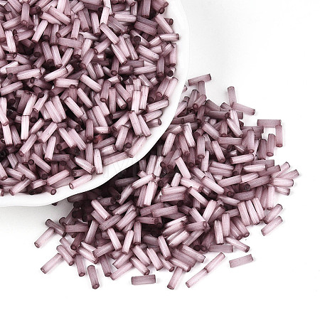 Glass Bugle Beads SEED-N007-28B-1