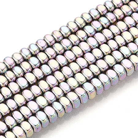 Electroplated Synthetic Non-magnetic Hematite Beads Strands G-T139-61D-1