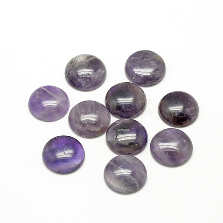Natural Amethyst Cabochons X-G-R416-16mm-30-1