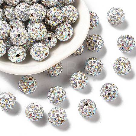 Pave Disco Ball Beads RB-A130-10mm-11-1
