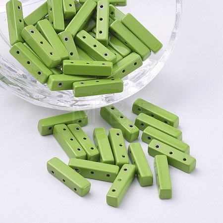 Spray Painted Alloy Multi-Strand Links PALLOY-G268-M01-030-1