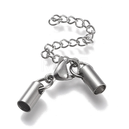 Tarnish Resistant 304 Stainless Steel Curb Chain Extender STAS-K195-29P-04-1