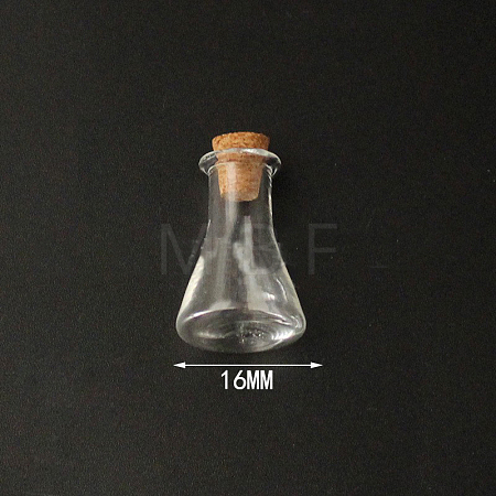 Mini High Borosilicate Glass Bottle Bead Containers BOTT-PW0001-261M-1