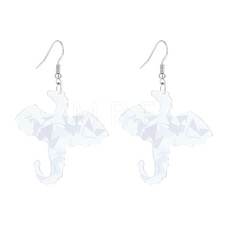 Alloy Acrylic Dangle Earrings FS-WG82E0C-05-1