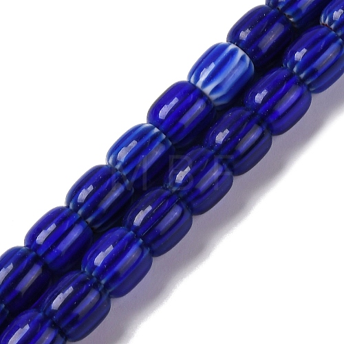 Handmade Lampwork Beads Strands LAMP-K041-01B-21-1