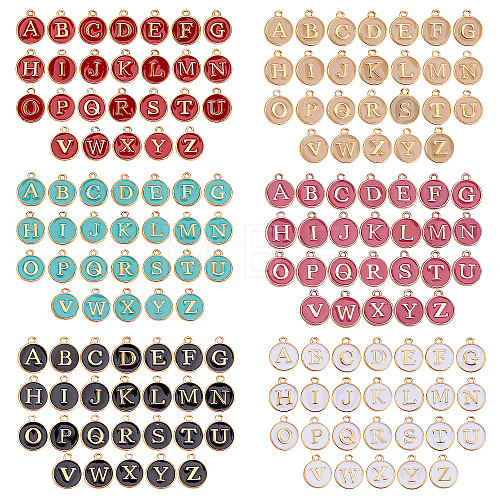 Golden Plated Alloy Enamel Charms ENAM-SC0001-36G-1