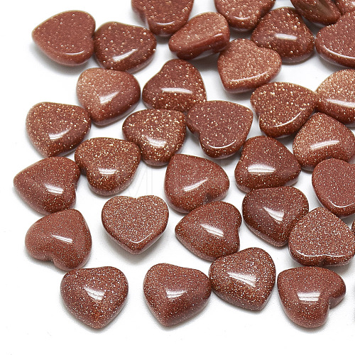 Synthetic Goldstone Cabochons G-T029-23x25mm-22-1