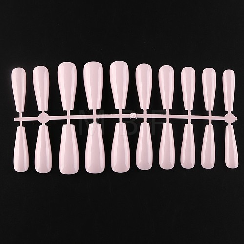 Solid Color Plastic Seamless Toe False Nail MRMJ-R106-TBL026-1