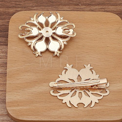 Alloy Alligator Hair Clips Finding PW-WGA476B-03-1