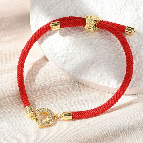 Adjustable Nylon Cord Bracelets BJEW-C096-01G-04-1