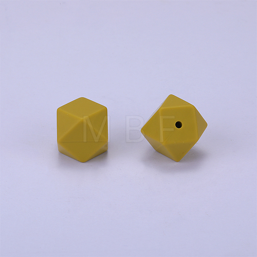 Hexagonal Silicone Beads SI-JX0020A-71-1