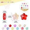 30Pcs Baking Paint Glass Beads GLAA-FS0001-99B-4