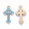 Alloy Enamel Pendants ENAM-S121-059B-1