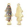 Alloy Enamel Pendants FIND-C037-16G-08-1-1