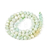 Anti-Tarnish Electroplate Glass Beads Strands EGLA-ZX010-6mm-12-4