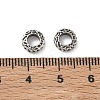 Brass European Beads KK-CBADC51-09AS-2