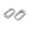 SHEGRACE Brass Spring Gate Rings XGRQ58222-756P-2