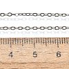 Non-Tarnish 304 Stainless Steel Cable Chain Necklace STAS-T040-PJ204-80-3