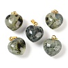 Natural Prehnite Pendants G-J386-H17-G-1