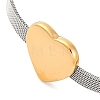Ion Plating(IP) Fashionable 304 Stainless Steel Bracelets BJEW-J038-47G-2
