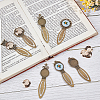 10Pcs Zinc Alloy Bookmark Cabochon Settings FIND-ME0004-26-4