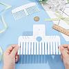 2Pcs 2 Style Plastic Bowknot Knitting Tools DIY-PH0021-49-3