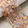 Natural Amethyst and Citrine Beads Strands X-G-D0002-D77-5