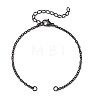 2MM 304 Stainless Steel Cable Chain Bracelet Making AJEW-JB01500-1