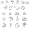 12Pcs 12 Styles Alloy Rhinestone Pendants FIND-TAD0001-02-1