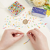 60G Baking Paint Glass Tube Beads GLAA-SC0003-43B-3