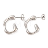 Non-Tarnish 304 Stainless Steel Stud Earrings EJEW-G395-25P-1