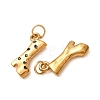 304 Stainless Steel Charms SA-CBA4D96-08A-G-3