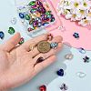 40Pcs 9 Colors Electroplate Glass Charms GLAA-FS0002-67-4