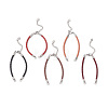 3MM Round Braided Leather Bracelet Making AJEW-JB01541-1