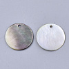 Black Lip Shell Pendants X-SSHEL-S251-36B-2