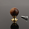 Metal & Natural Tiger Eye Drawer Knobs PW-WG57F80-01-1