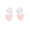 Porcelain Stud Earrings EJEW-H007-01A-1