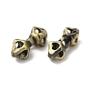 Tibetan Style Rack Plating Brass Connector Charms KK-Q805-08AB-2