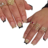 1 Bag Plastic Nail Art Stickers MRMJ-CP0001-57A-8